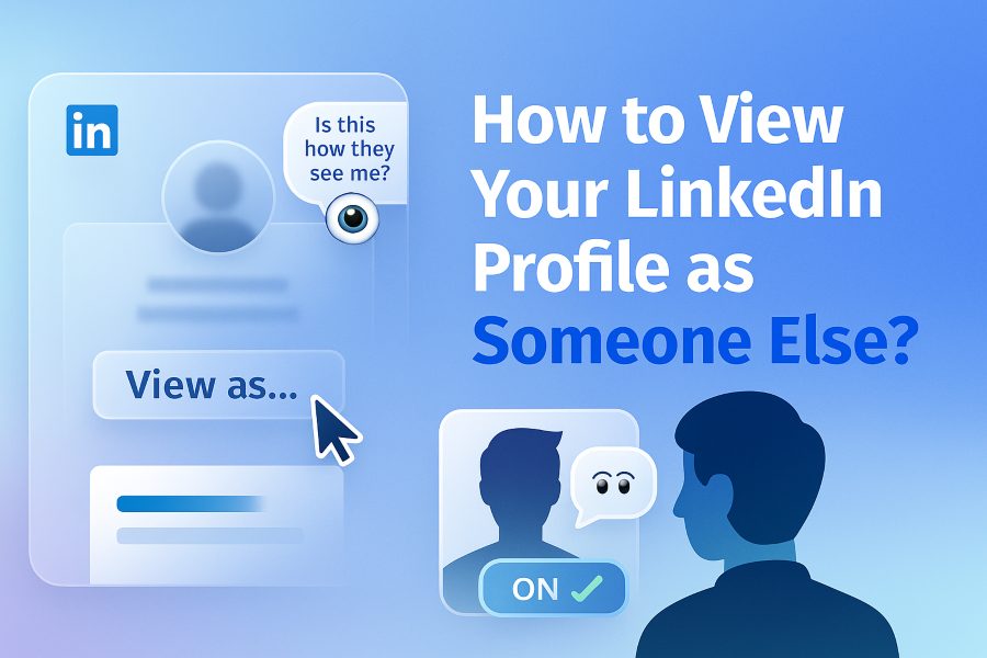 How to View Your LinkedIn Profile as Someone Else